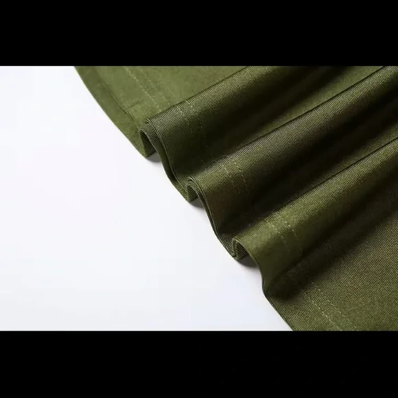 Maxi Long Sleeve Olive Dress like helsa - Picture 5 of 10